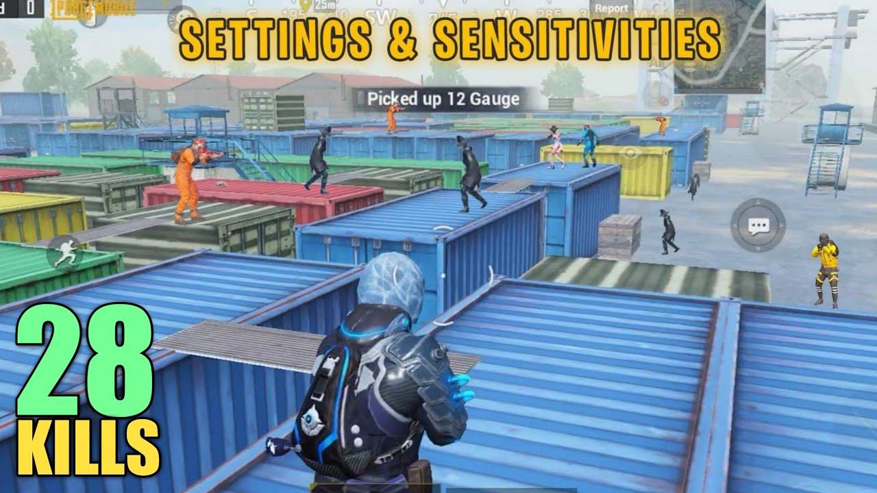 New BEST landing | Settings & Sensitivity | PUBG MOBILE | LEVINHO