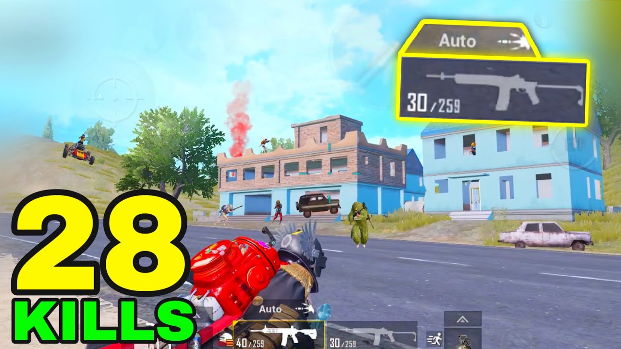 NEW FULL AUTO MINI-14 GAMEPLAY!! | 28 KILLS SOLO vs SQUADS | PUBG MOBILE | RUPPO