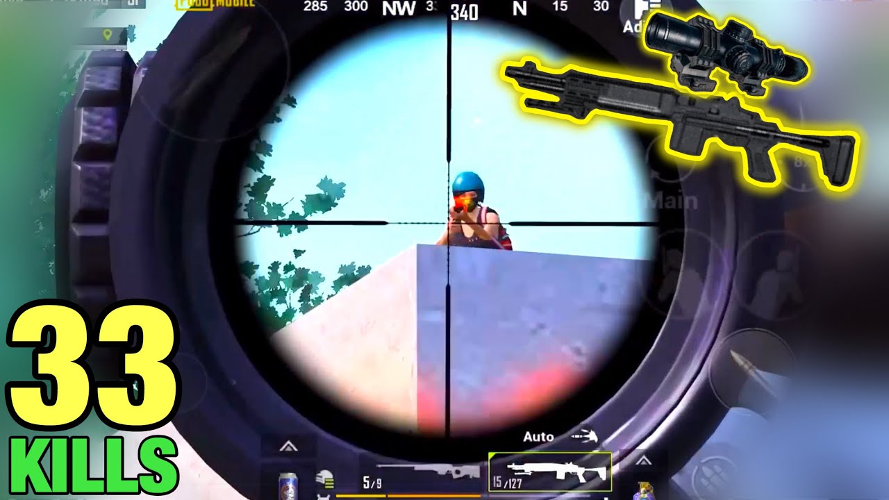 MK14 Auto + 8x Scope - No Zoom Out | PUBG MOBILE | TACAZ